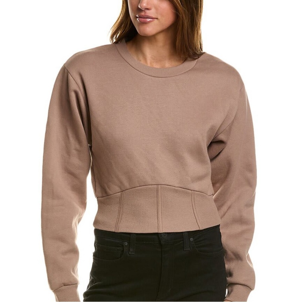 VINTAGE HAVANA BRUSHED FLEECE
CORSET CREW NECK